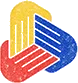 Logo tricolor de manos